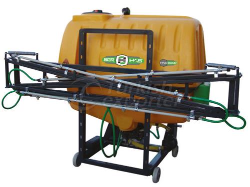 Pull type Field Pulverizator 800 liters capacity