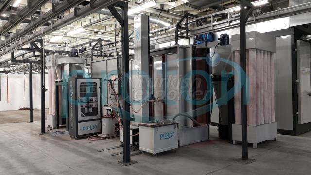 Twin Cyclone Powder Spraybooth