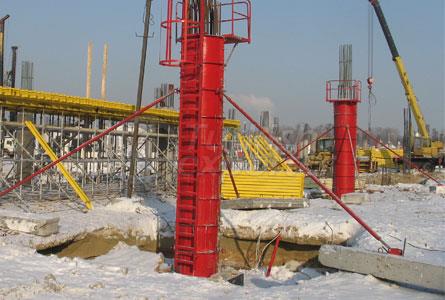 CIRCULAR STEEL COLUMN FORMWORK