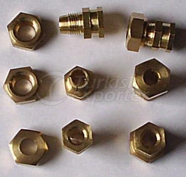 Solid brass cable gland