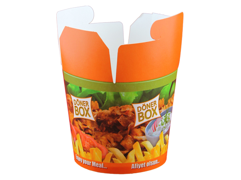 Round Base Noodle Box