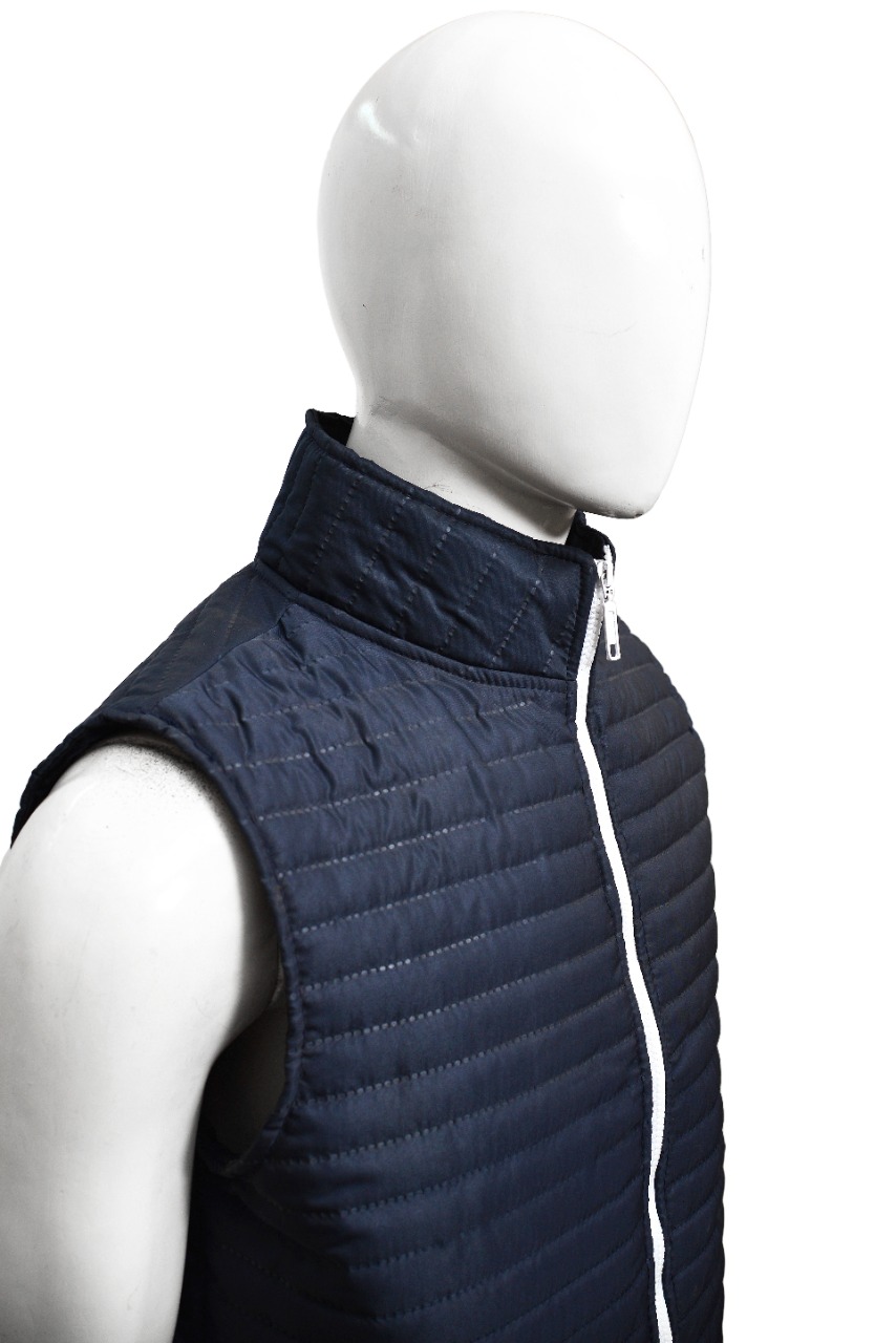 Laser Gillet Fluffy Puffer Sleeveless Men Jacket