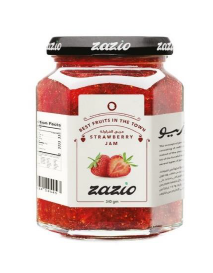 Zazio Strawberry Jam 340g hex