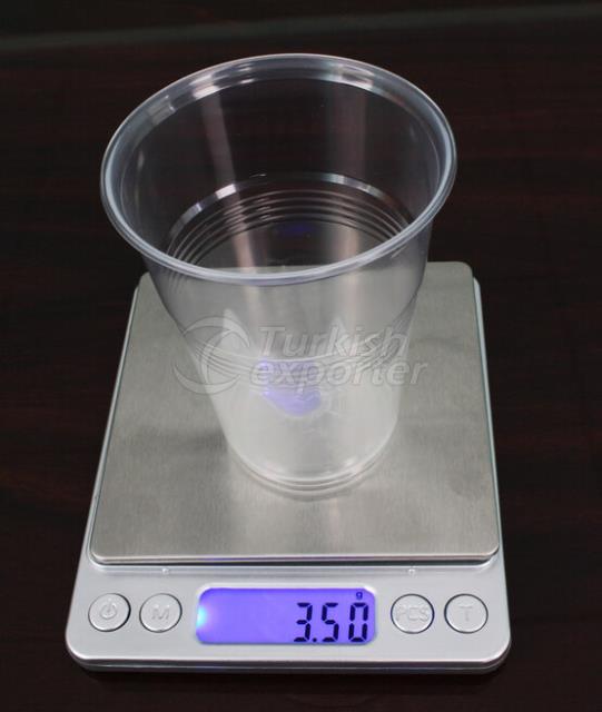 Plastic disposable cup 3.5 grams