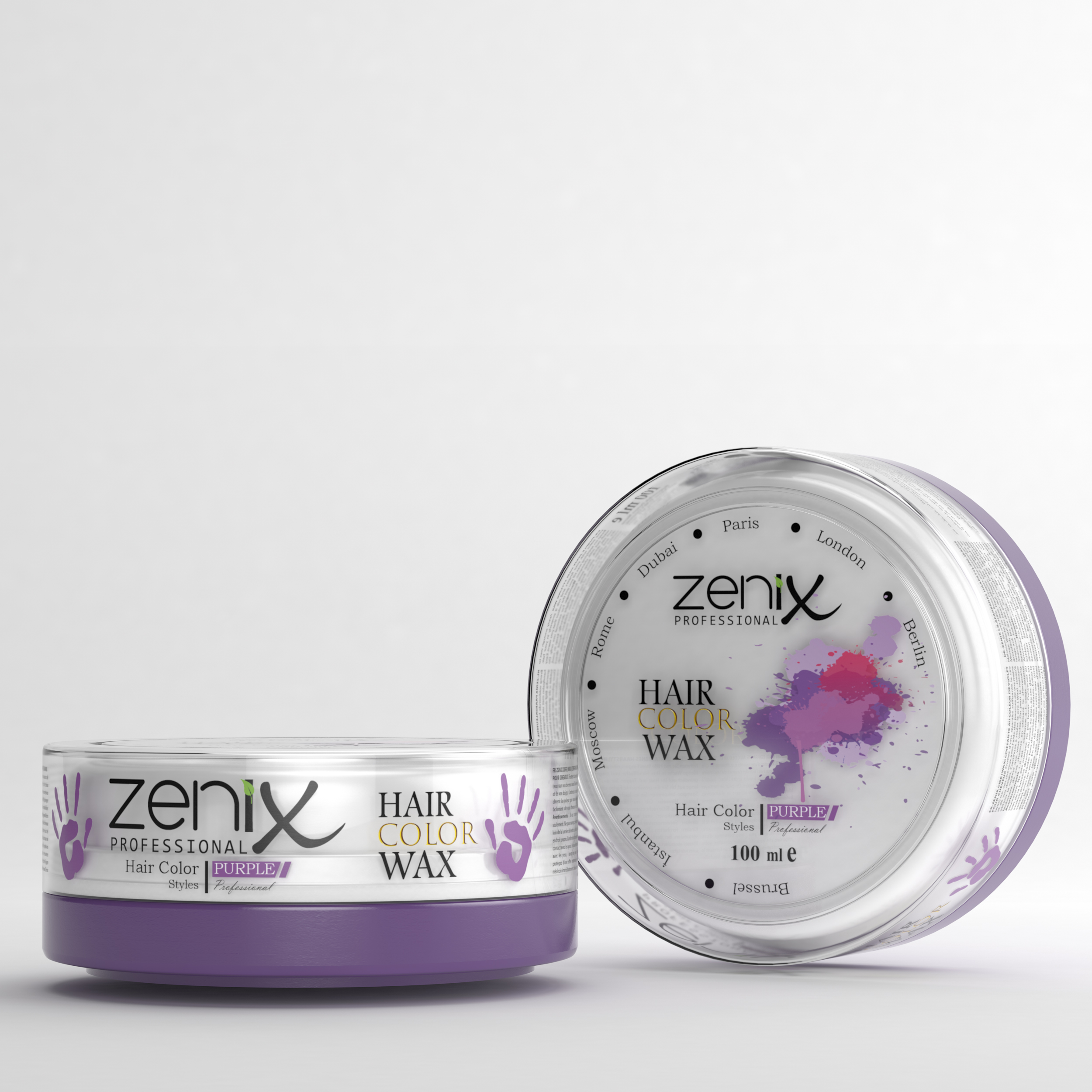 Zenix Hair Color Wax Silver / Purple / Gold