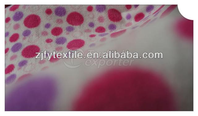 100% polyester coral fleece fabric