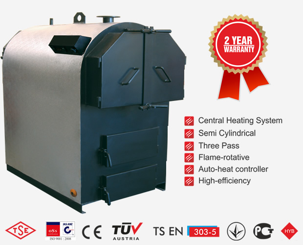 SEMI CYLINDER CENTRAL SYSTEM HEATING BOILER