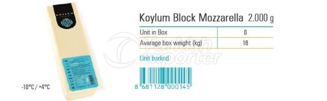 Koylum Block Mozzarella 2000g