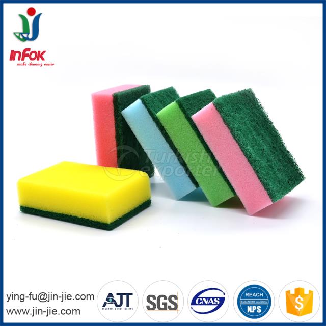 Heavy-Duty Sponge Scrubber