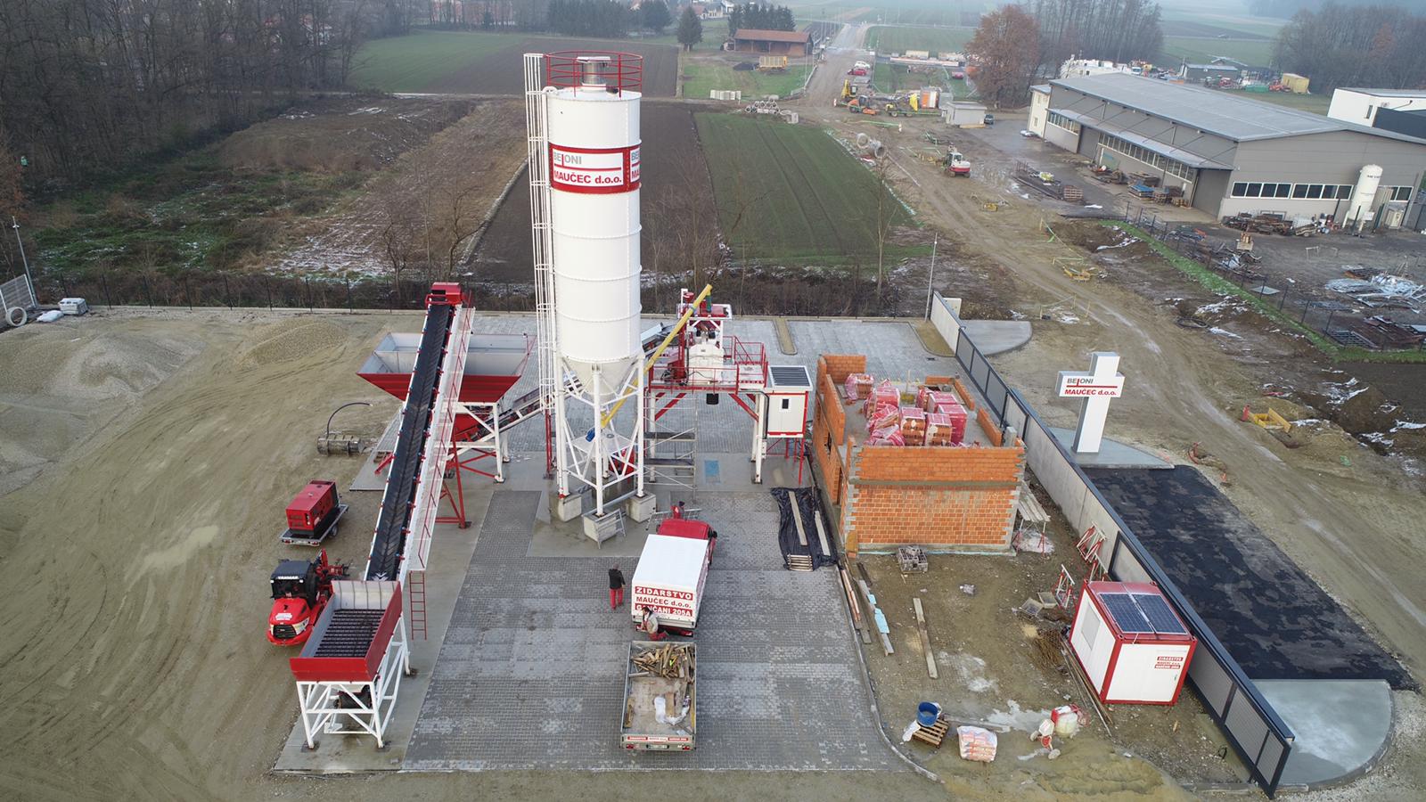 PROMAX Compact Concrete Batching Plant PROMAX C60-SNG PLUS (60m³/h)