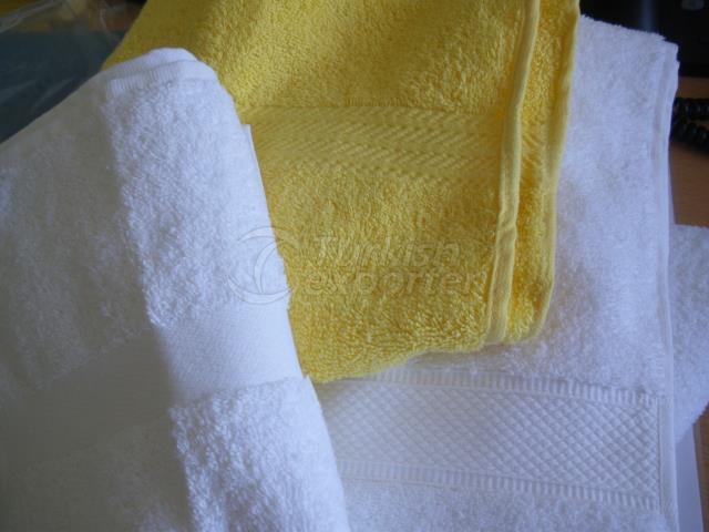 TERRY TOWEL WITH BORDER