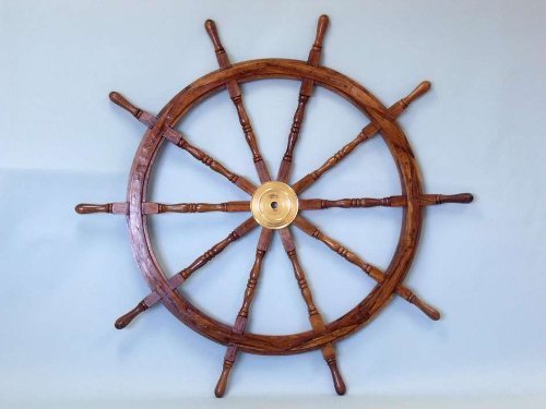 Wooden Nautical Ship Wheel