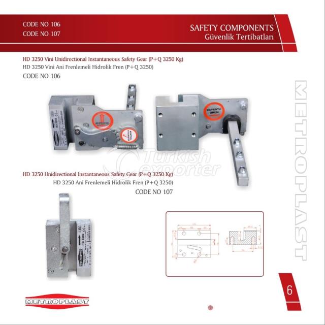 Instantaneous Safety Gear HD3250