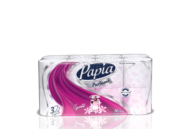 Papel higiênico de 16 pçs com perfume