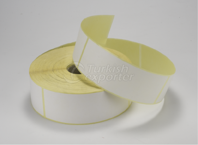 Unprinted Roll Label