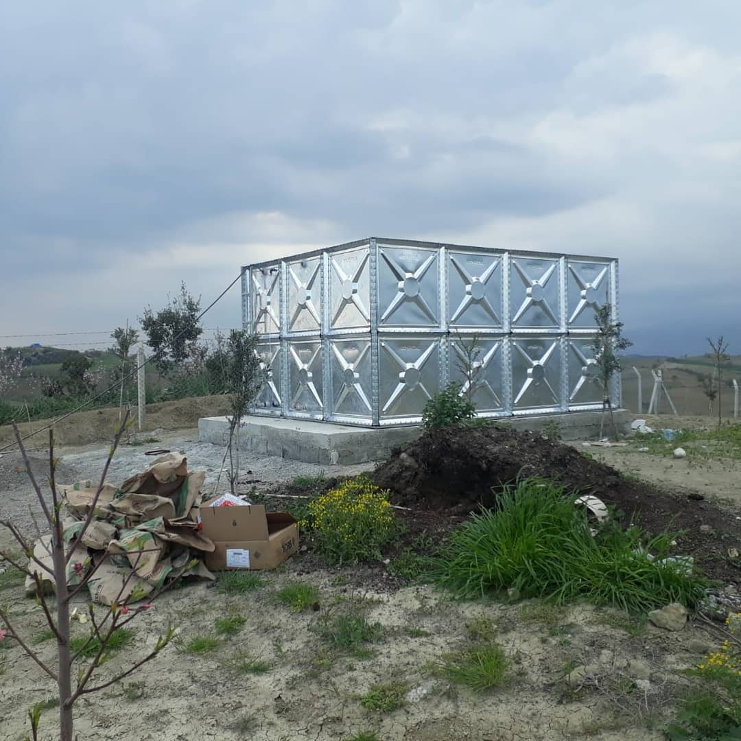 sectional water tank