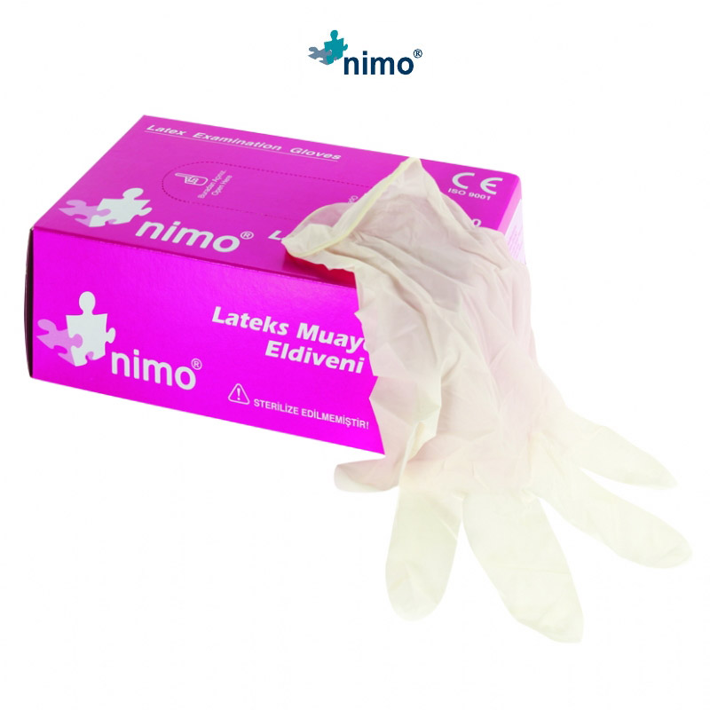 Nimo Latex Examination Gloves Medium
