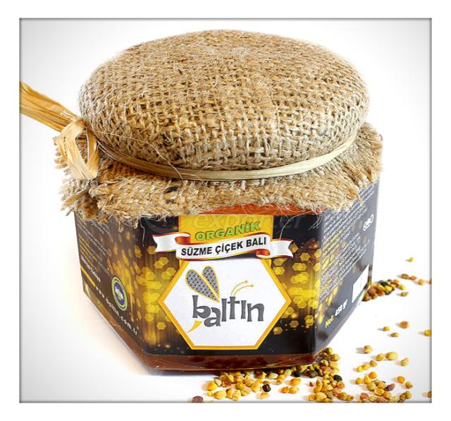 Organik Süzme Çiçek Balı(450gr)