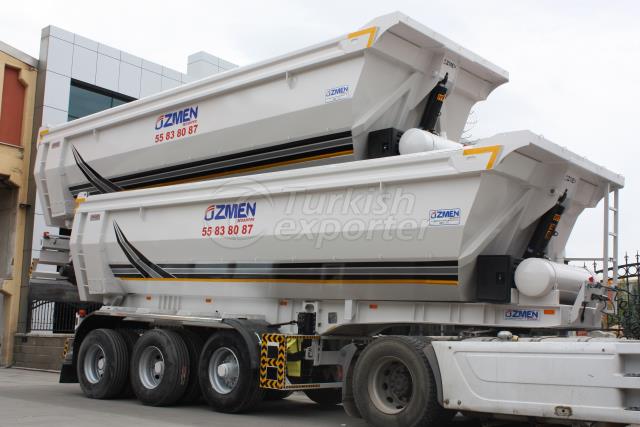 Semi Pipe Tipper Semi Trailer DHB24