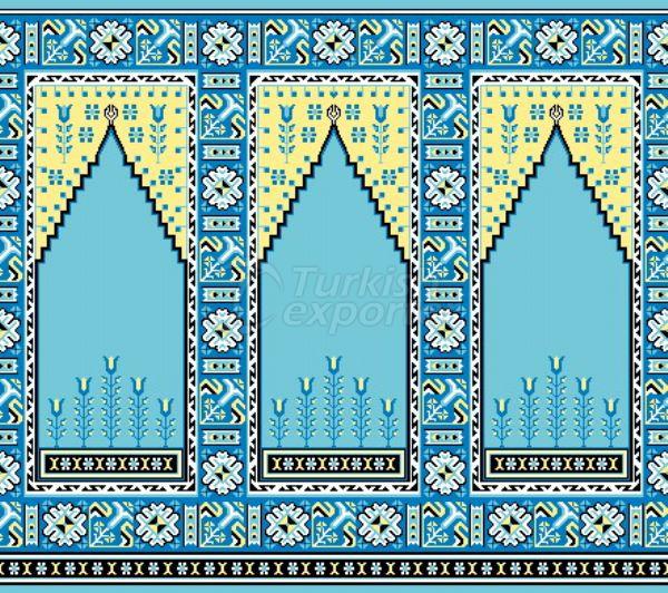 Wool Mosque Carpets YCH005