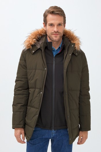 Fur Collar Sport Coat