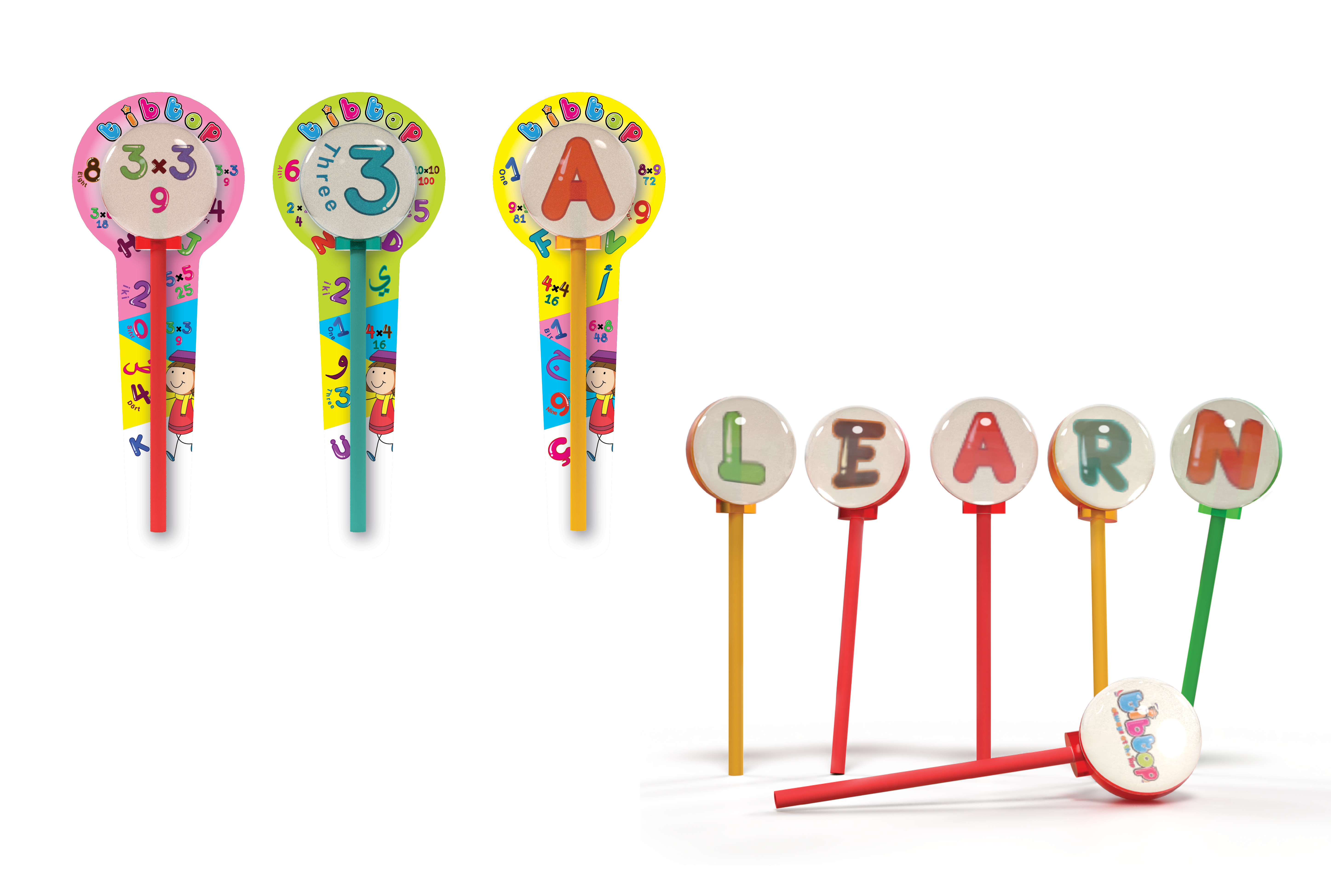 Tiptop Educational Lollipop Sugar