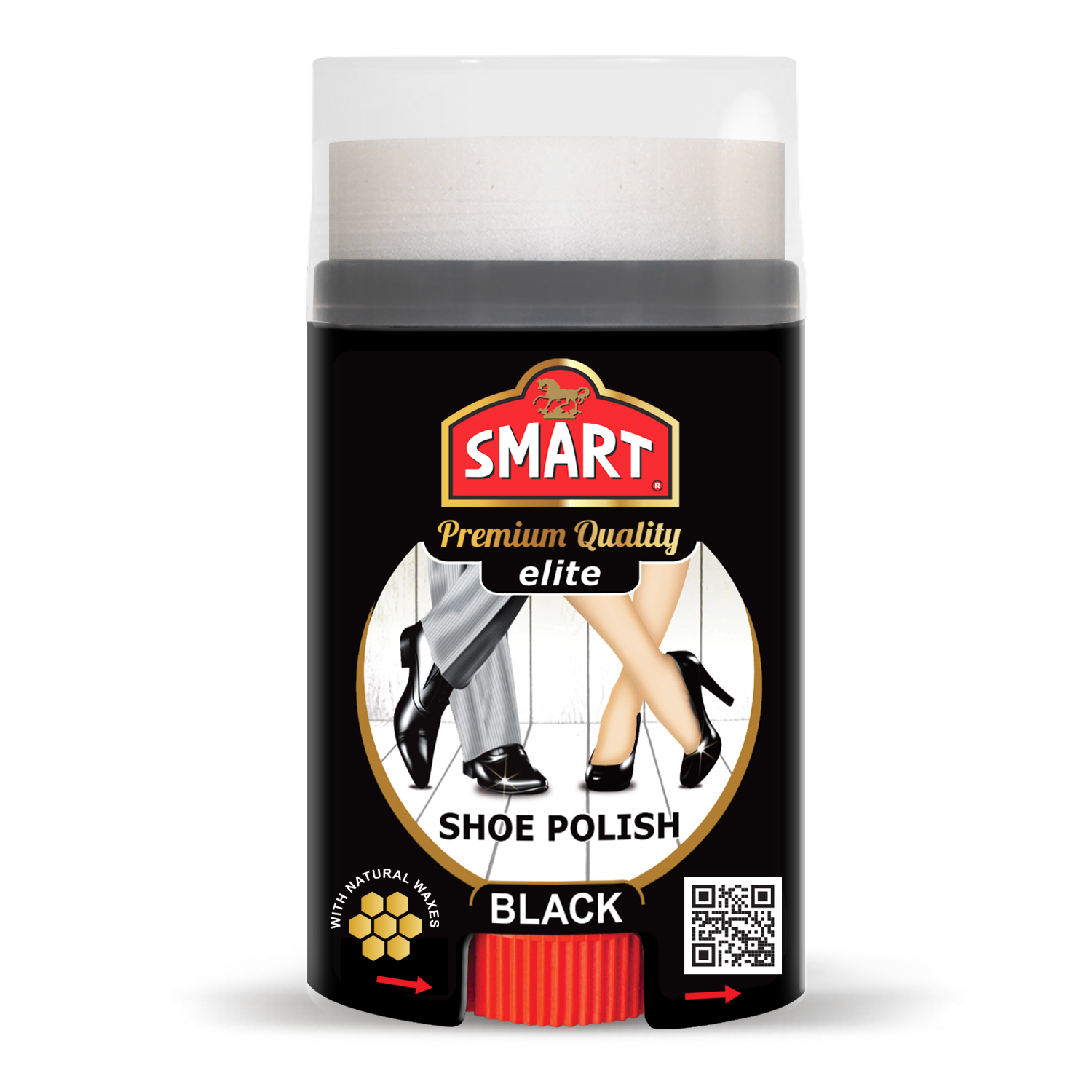 SMART ELITE CREAM SHOE POLISH, 60ML