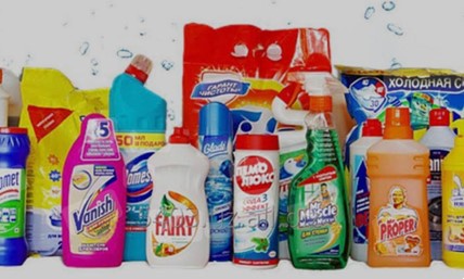 Detergents and cleaning products for home and industry