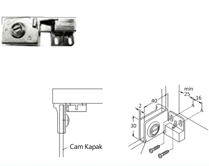 Glass Door Hinge