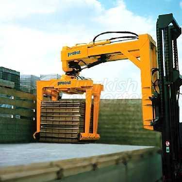 Crane and Forklift Attachments-Pipe Rotating Clamp