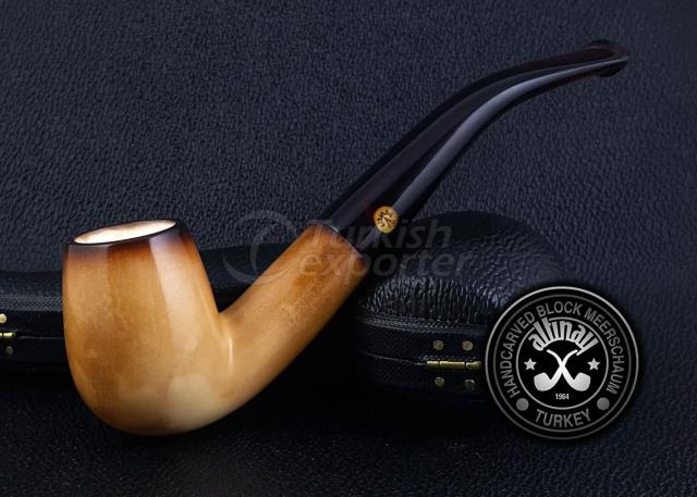 Calcined Meerschaum Pipe