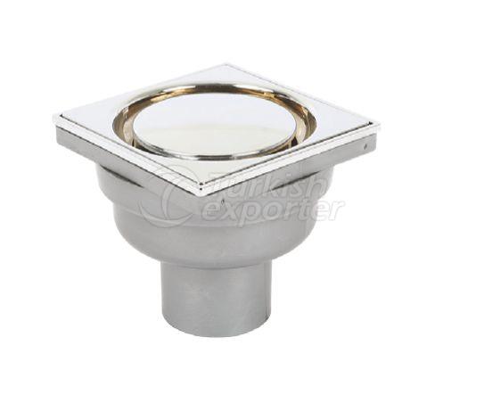 10X10CM ABS CHROME COATED STRAINER