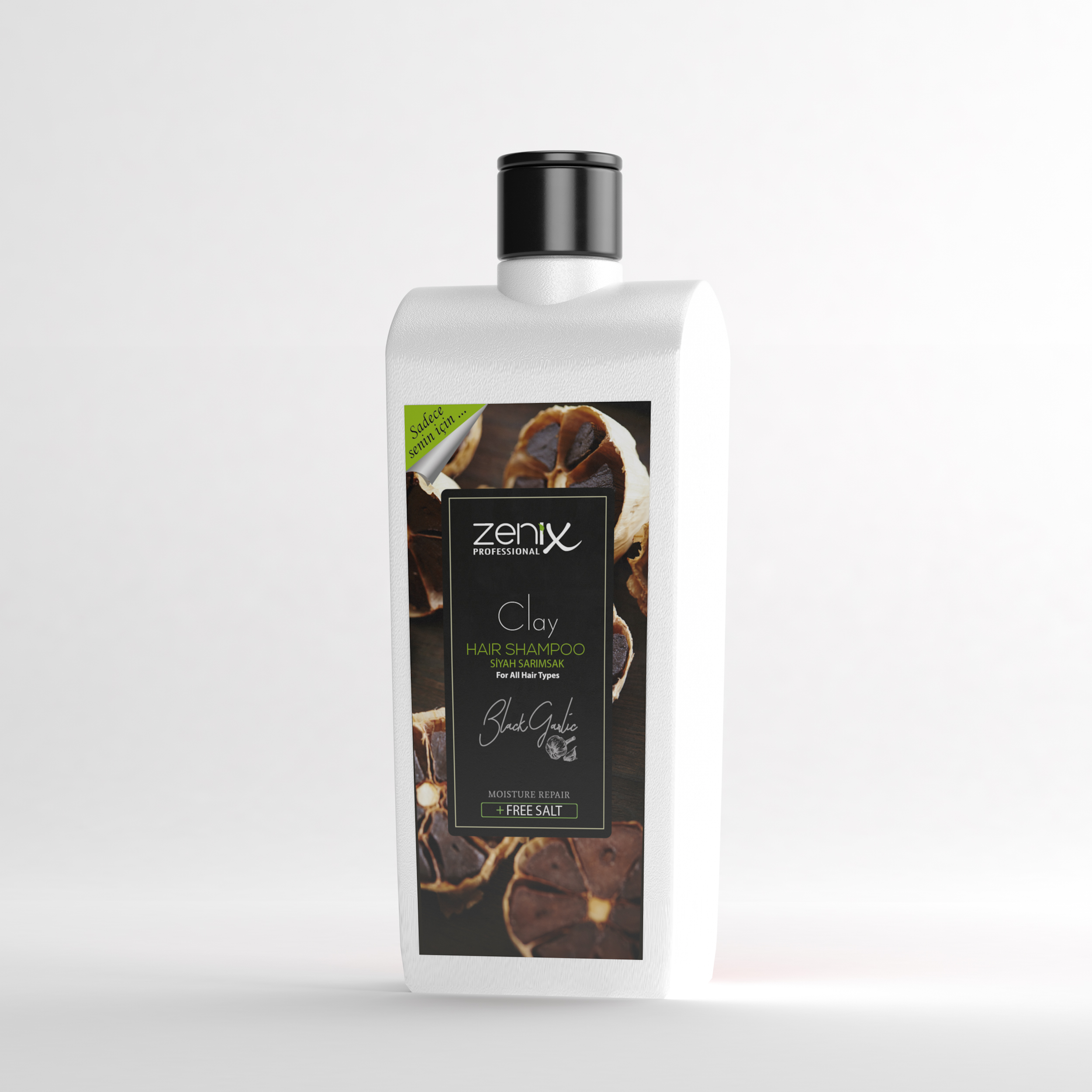 Zenix Clay Hair Shampoo  Black garlic / Avocado / Coconut / Pomegranate