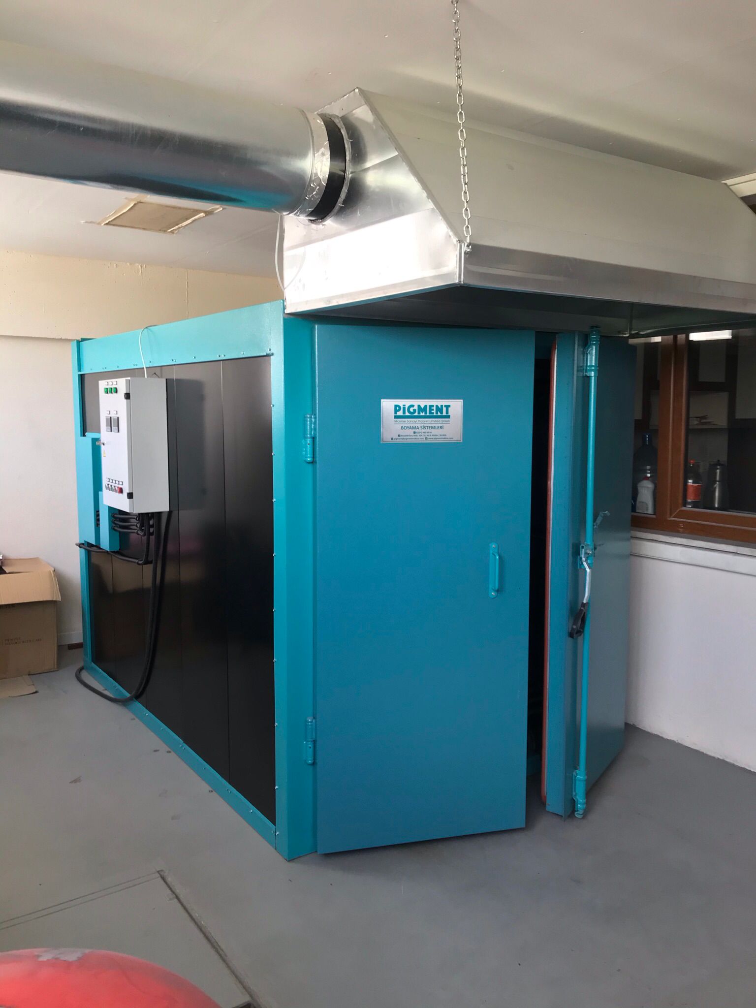 Elektrikli Toz Boya Pişirme Fırını