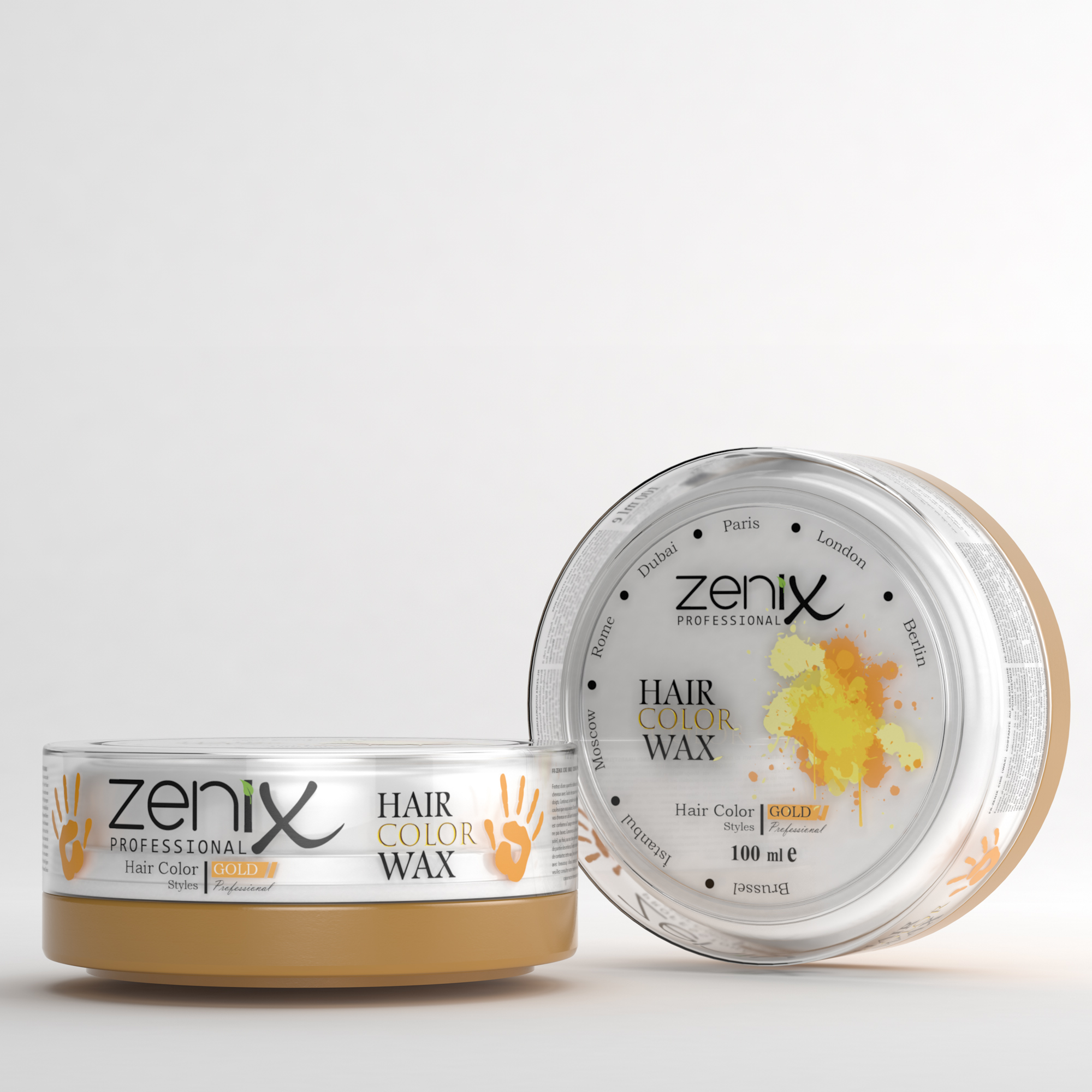 Zenix Hair Color Wax Silver / Purple / Gold
