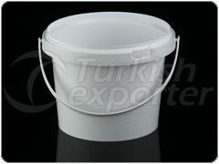 1 lt Round tube-lid