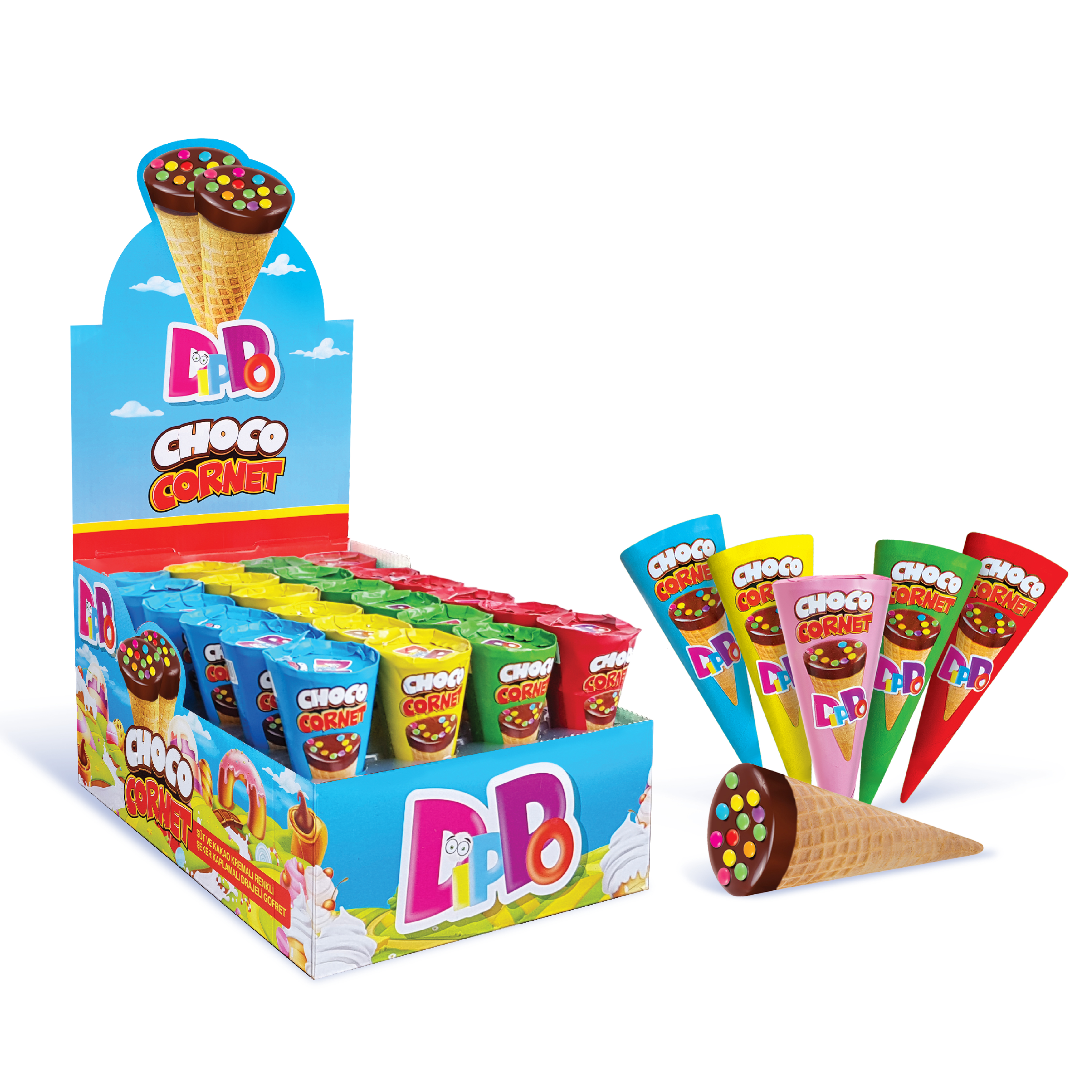 DIPPO CHOCO CORNET 25 GR