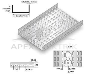 Normal Type Cable Trays