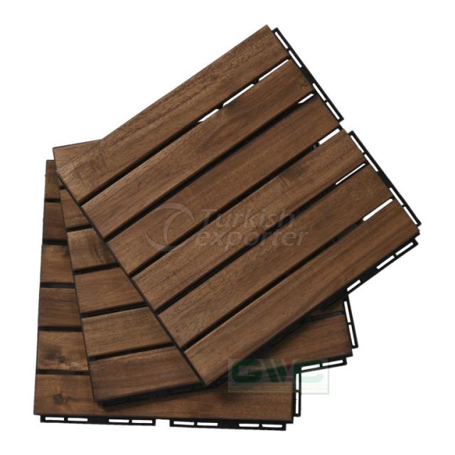 Vietnamese acacia wood deck tiles