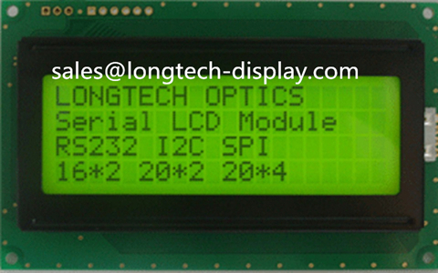 Serial RS232(TTL), IIC / I2C, SPI LCD Module