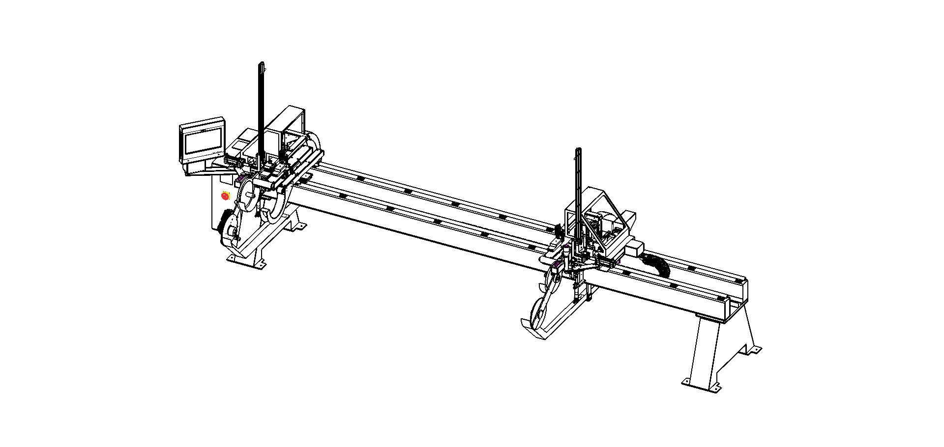 Roller Shutter Caps Locking Machine