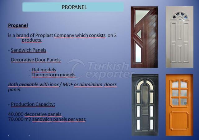 Pvc decorative door panels