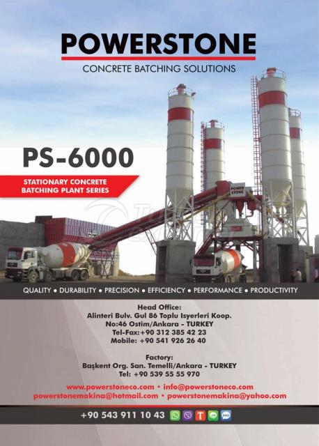 PS 6000 - 160/180 m3/h