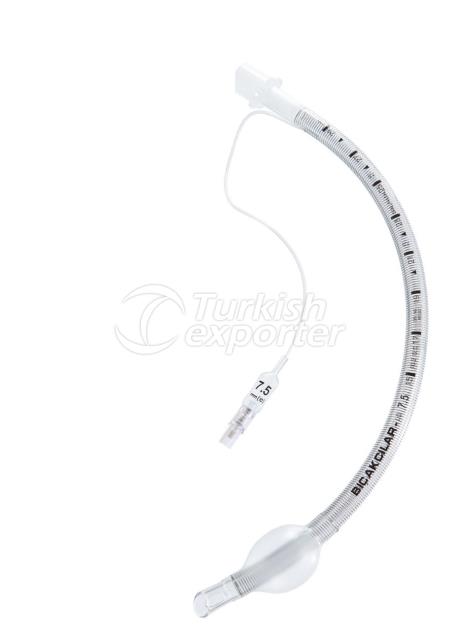 Reinforced Tracheal Tube Cuffed