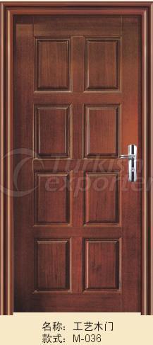 Exterior Steel-Wooden Armoured Strong Doors