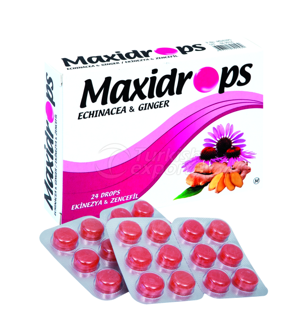 MAXIDROPS Echinacea Ginger Pastilles