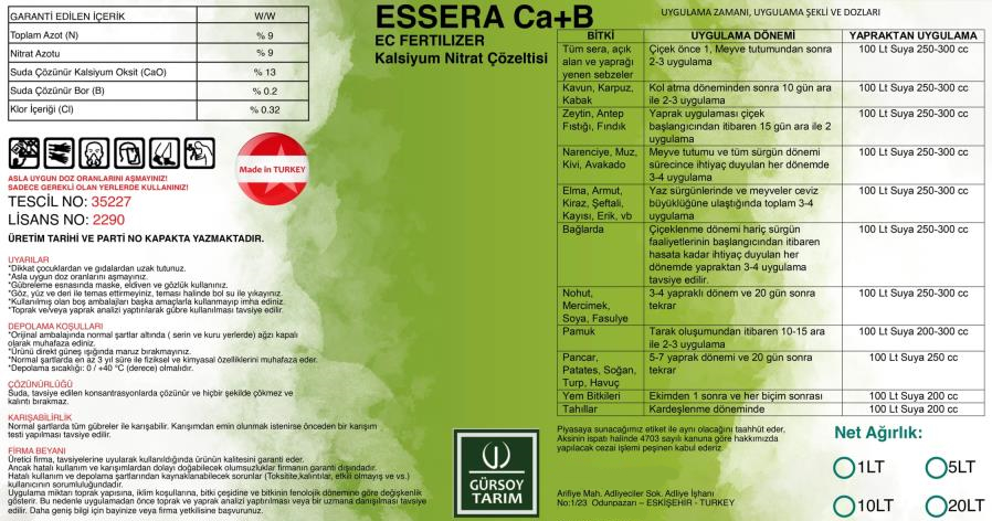 ESSERA   EC Fertilizer Ca+B