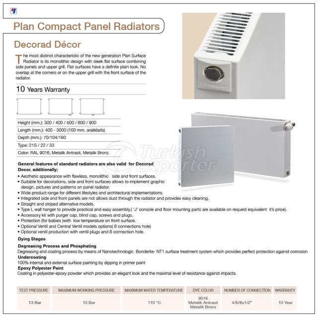 Steel Panel Radiator Decorad Decor